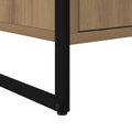 vidaXL TV skrinka 140 x 36 x 49.5 cm Remeselnícky dub Kompozitné drevo