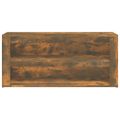 vidaXL Regál na topánky dymový dub 100x35x45 cm spracované drevo