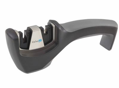 09EW50036 KitchenIQ Carbid-Ceramic Pull-Thru Messerschärfer