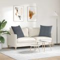 vidaXL Vankúše na pohovku 2 pcs Tmavo šedá 80 x 80 cm