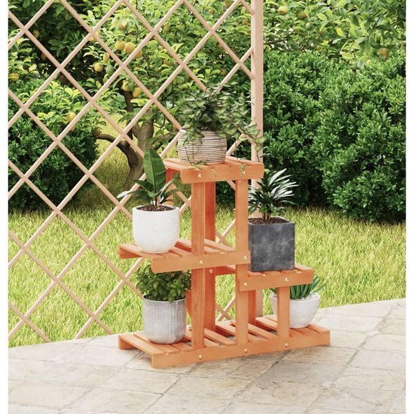 vidaXL Stojan na kvetiny 58x25x51 cm masívna jedľa