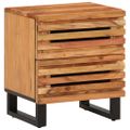 vidaXL Nočný stolík 40x34x46 cm akáciový masív