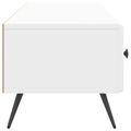 vidaXL TV skrinka Biela s vysokým leskom 147 x 34,5 x 30 cm