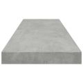 vidaXL Prídavné police 8 ks, betónovo sivé 80x10x1,5 cm, drevotrieska