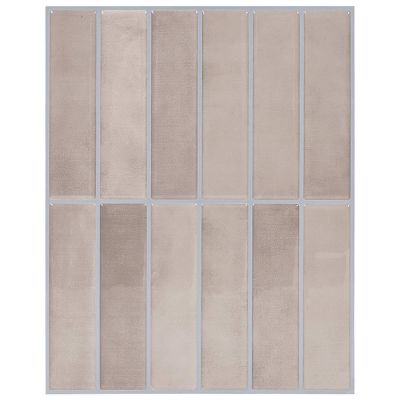 vidaXL Obdĺžniková dlažba 10 pcs Bežová káva 29 x 23 x 0,08 cm