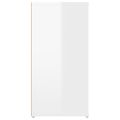 vidaXL Komoda lesklá biela 100x30x59,5 cm spracované drevo