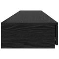vidaXL Zásuvky pod posteľ Čierny dub 200 x 36,5 x 16,5 cm