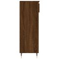 vidaXL Botník hnedý dub 40x36x105 cm spracované drevo