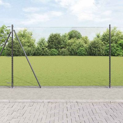 vidaXL Vonkajší hexagonálny plot s betónovým podstavcom 25 x 1,5 m