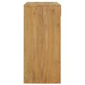 vidaXL Konzolový stolík 100x35x75 cm teakový masív