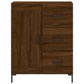 vidaXL Vysoká skrinka hnedý dub 69,5x34x180 cm spracované drevo
