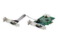Full/Low-Profile (PEX2S953LP) - Sériový adaptér - PCI Express x1 nízky profil - RS-232 x 2