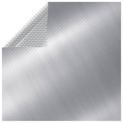 vidaXL Bazénová plachta strieborná 400x200 cm PE