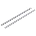 vidaXL Skrutková tyč 2 ks Strieborná 6 x 170 mm Oceľ