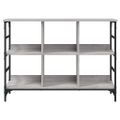 vidaXL Komoda sivá sonoma 102x32x73,5 cm kompozitné drevo
