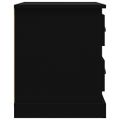 vidaXL Nočné stolíky 2 ks čierne 39x39x47,5 cm spracované drevo