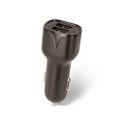 SETTY USB autonabíjačka 2xUSB 2,4A, čierna GSM043810