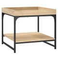 vidaXL Konferenčný stolík dub sonoma 49,5x49,5x45 cm kompozitné drevo