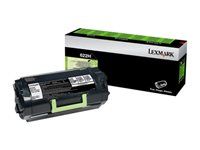 Vysoká výťažnosť - čierna - originálna - kazeta s farbivom LCCP, LRP - pre Lexmark MX710, MX711, MX810, MX811, MX812
