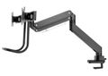 Neomounts Select  NM-D775DXBLACK / Flat Screen Desk mount (10-32") desk clamp/grommet / Black Držák, VESA, stolní, pro 2 ploché monitory, úhloprícka 10"-32", náklon 20°, otácení 360°, rotace 360°, nosnost 16kg, cerný