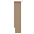 vidaXL Kryt radiátora 2 ks Dub sonoma 112 x 19 x 81,5 cm
