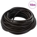 vidaXL Kožená šnúrka 1 Tmavohnedá Ø4 mm x 10 m Koža
