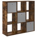 vidaXL Servírovacia skriňa Dymová dub 102 x 31 x 99,5 cm
