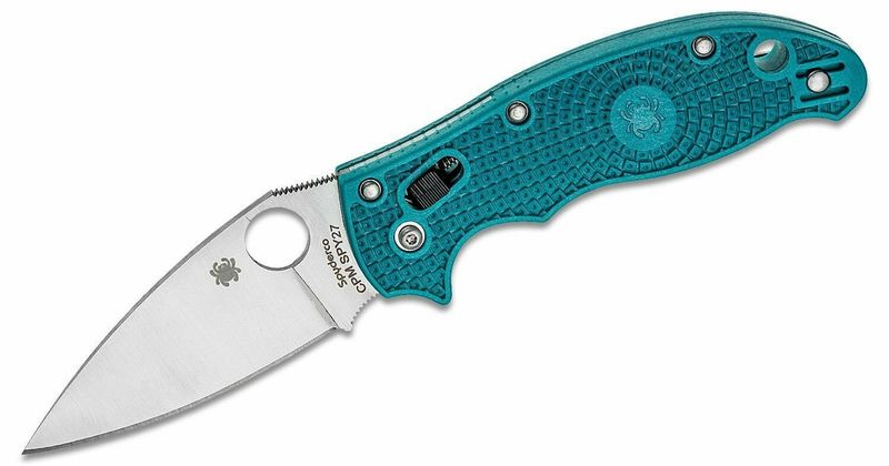 Spyderco C101PCBL2 Manix 2 Mineral Blue SPY27 vreckový nôž 8,5 cm,  Stonewash, modrá, plast FRCP