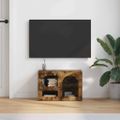vidaXL TV skrinka ELST 60 x 35 x 40 cm Dymová dub Kompozitné drevo
