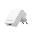 GEMBIRD Universal USB charger, 2.1 A, white color