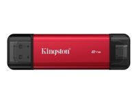Kingston Dual - SSD - 2 TB - externý (prenosný) - USB 3.2 Gen 2