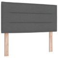 vidaXL Posteľ boxspring s matracom Tmavosivá 80 x 200 cm Látka