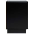 vidaXL Nočný stolík 2 pcs Čierna 33,5 x 34,5 x 50 cm Kompozitné drevo
