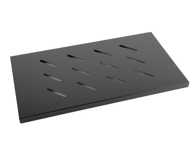 LANBERG 19'' PEVNÁ POLICA 1U/465X315MM MAX. NOSNOSŤ DO 120 KG ČIERNA