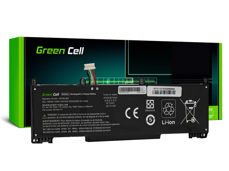 HP191 Green Cell batéria RH03XL M02027-005 pre HP ProBook 430 G8 440 G8 445 G8 450 G8 630 G8 640 G8