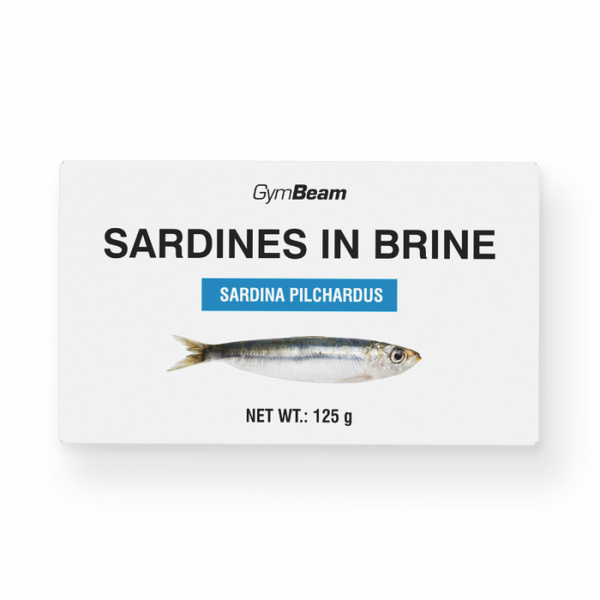 Sardinky vo vlastnej šťave - GymBeam, 125 g