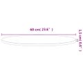 vidaXL Stolová doska Ø60x1,5 cm okrúhla masívny buk