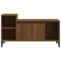 vidaXL TV skrinka hnedý dub 100x35x55 cm spracované drevo