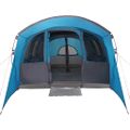 vidaXL Rodinný stan so strechou Modrá a šedá 576 x 325 x 213 cm