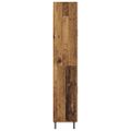 vidaXL Highboard 2 ks Staré drevo 69,5 x 34 x 180 cm Kompozitné drevo
