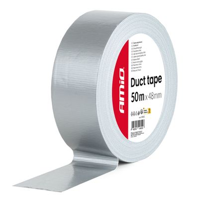 Lepiaca opravná páska, sivá 48 mm x 50 m x 0,19 mm AMiO-04852