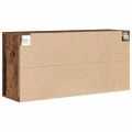 vidaXL Skriňa na topánky 103 x 30 x 51 cm Kompozitné drevo Staré drevo