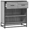 vidaXL Komoda sivá sonoma 68x35x76 cm kompozitné drevo