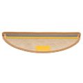 vidaXL Schodové rohože samolepiace sisalové 30 ks 56x17x3 cm sisal