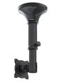 Neomounts  FPMA-C025BLACK / Flat Screen Ceiling Mount (Height: 37-47 cm) / Black Držák, VESA, stropní, pro ploché monitory/TV, úhloprícka 10"–30", nastavení výšky 37–47cm, náklon 180°, nosnost 12kg, cerný