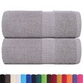 vidaXL Uteráky pre hostí FROGN 2 ks sivé 30x50 cm 360 g/m²