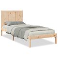 vidaXL Extra dlhá posteľ bez matraca 90x220 cm masívne drevo