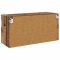 vidaXL TV nástenná skriňa 80 x 30 x 40 cm Staré drevo Kompozitné drevo