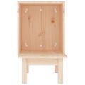 vidaXL Mačací domček 60x36x60 cm borovicový masív