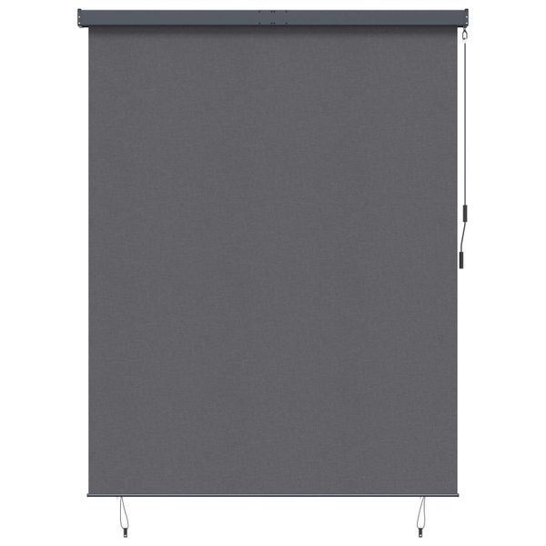 vidaXL Roleta Antracitová 200 x 250 cm Textil a hliník